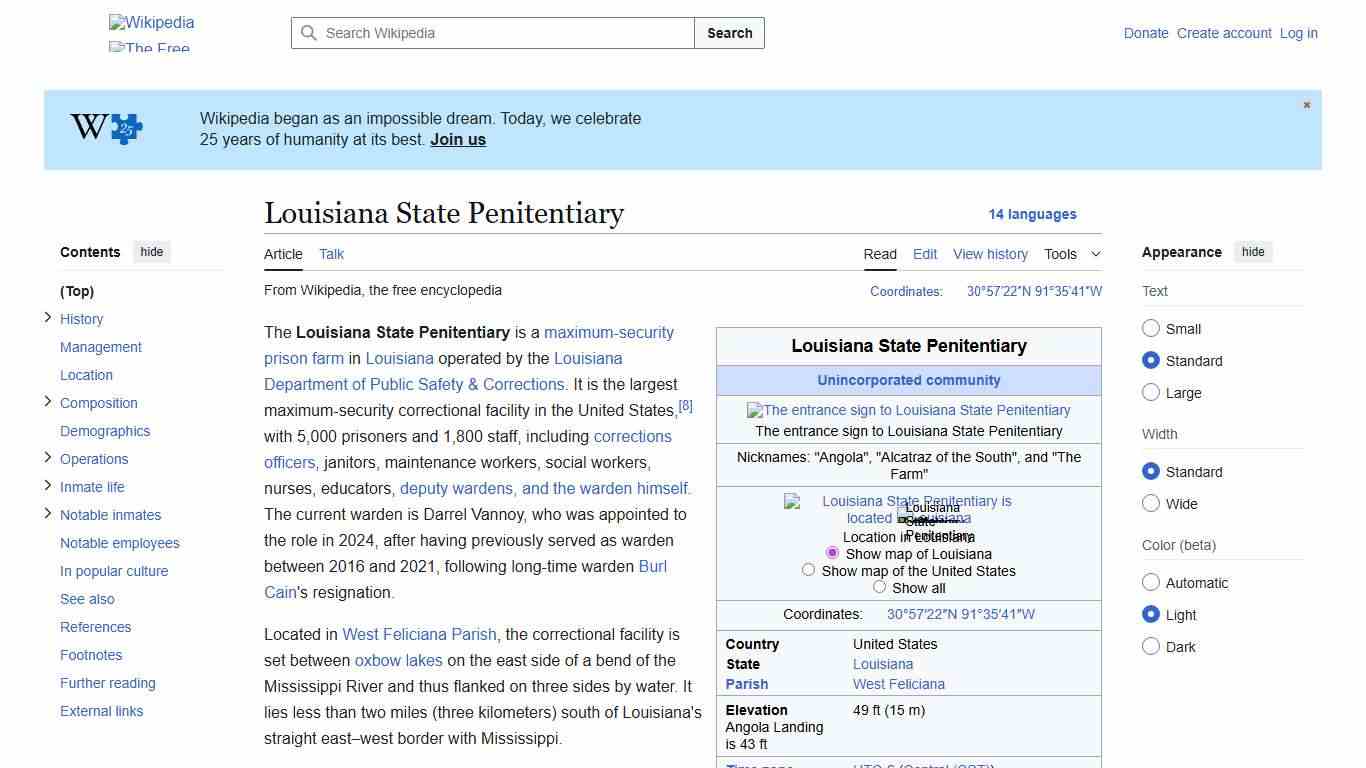 Louisiana State Penitentiary - Wikipedia